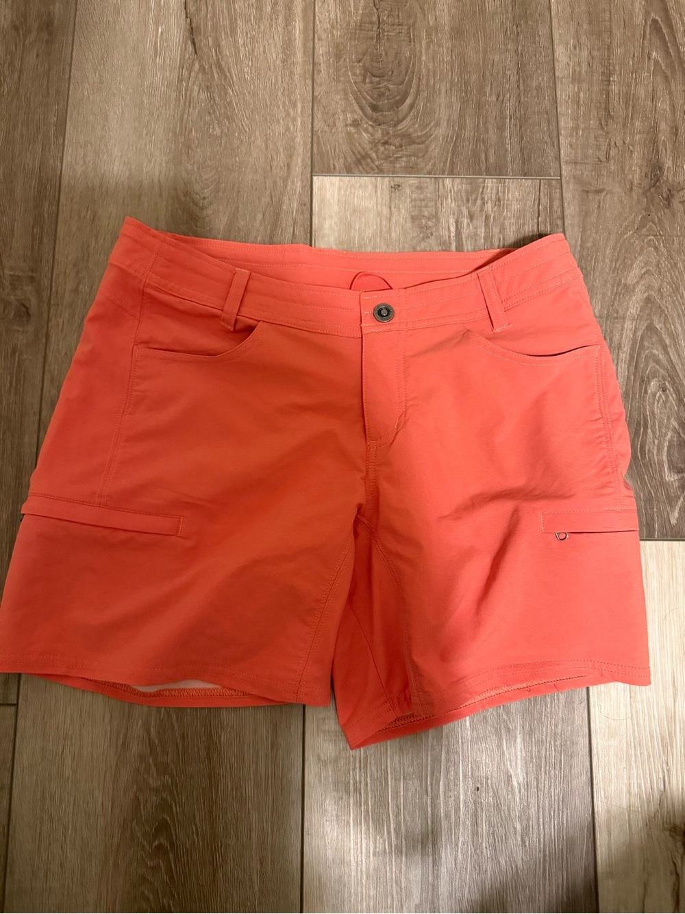 Kühl Women's Coral-Orange Cargo Shorts - Hiking Shorts